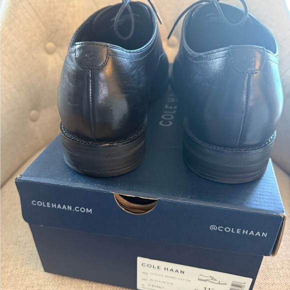 Cole Haan Men\'s Ledley Grand Cap Black Shoes sz 11.5 M main image 2